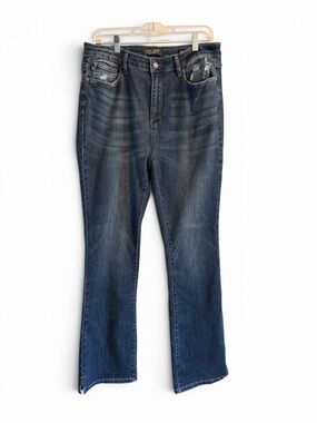 Judy Blue Women's Bootcut Jeans - Dark Indigo Blue